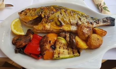 Sea Bream Saganaki